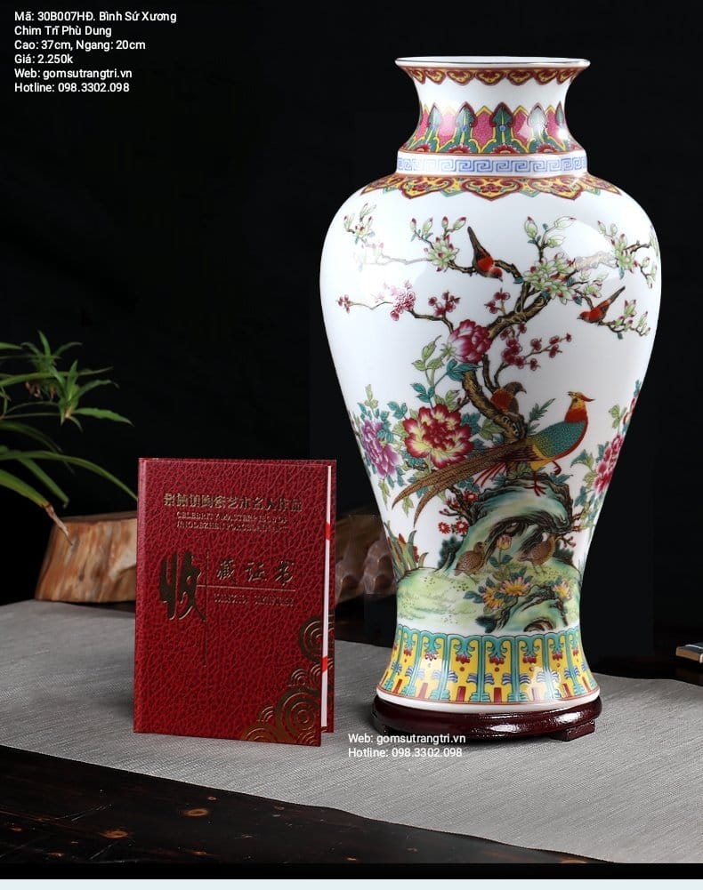 BÌNH SỨ XƯƠNG CHIM TRĨ PHÙ DUNG